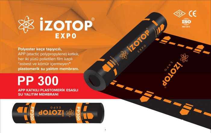 İZOTOP EXPO PP300 APP KATKILI PLASTOMERİK ESASLI