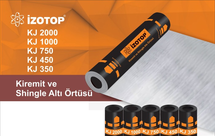 İZOTOP Kiremit ve Shingle Altı Örtüsü